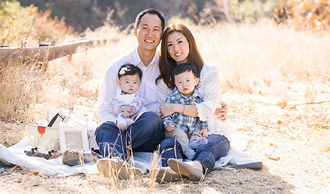 Dr. Jason Oh DDS with his family